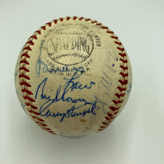 1960 Yankees WS Champs Team Signed Baseball World Series Game Used Baseball JSA
