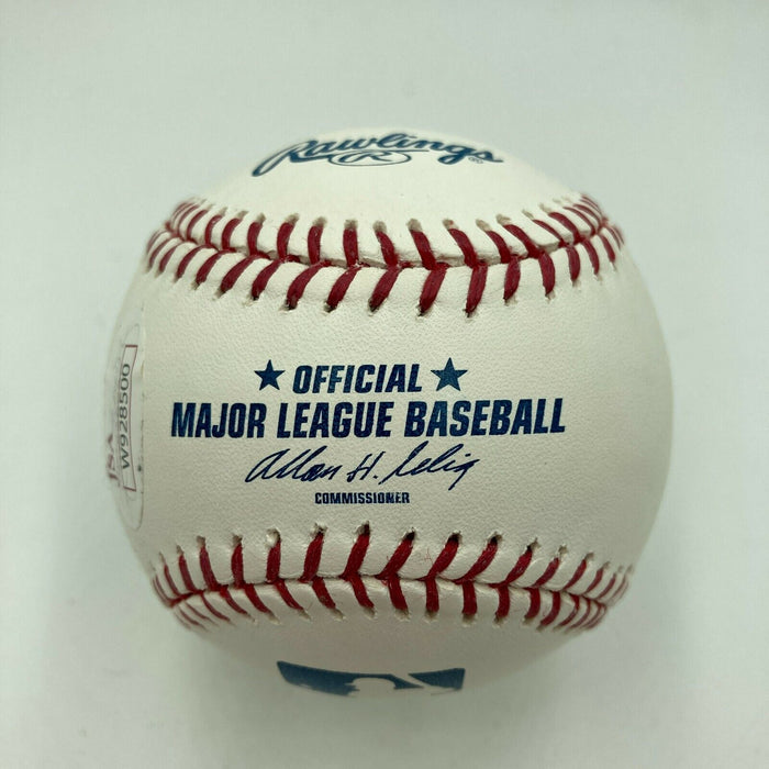 Juan Gonzalez Signed Heavily Inscribed STAT Baseball JSA COA