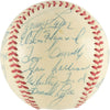 Beautiful 1955 New York Yankees American League Champs Team Signed Baseball JSA