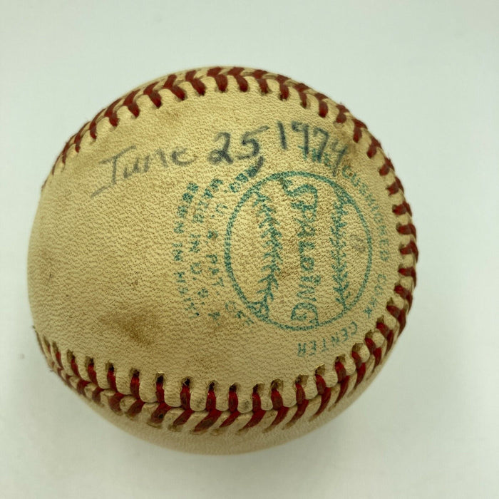 Mickey Lolich Signed Career Win No. 189 Final Out Game Used Baseball Beckett COA