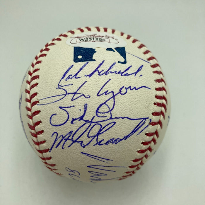 1986 Boston Red Sox AL Champs Team Signed Major League Baseball JSA COA