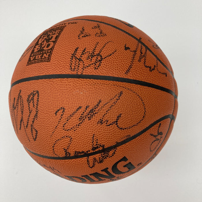 Kobe Bryant Shaq Tim Duncan 2004 All Star Game Team Signed Basketball JSA COA