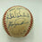 1969 Chicago Cubs Team Signed Baseball Ernie Banks Billy Williams Santo JSA COA