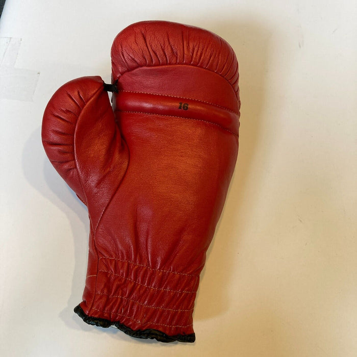 Boxing Legends Signed Glove Joe Frazier Shavers Holmes Norton Spinks JSA COA