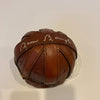 Sammy Baugh  Signed Vintage Leather Mini Helmet JSA COA