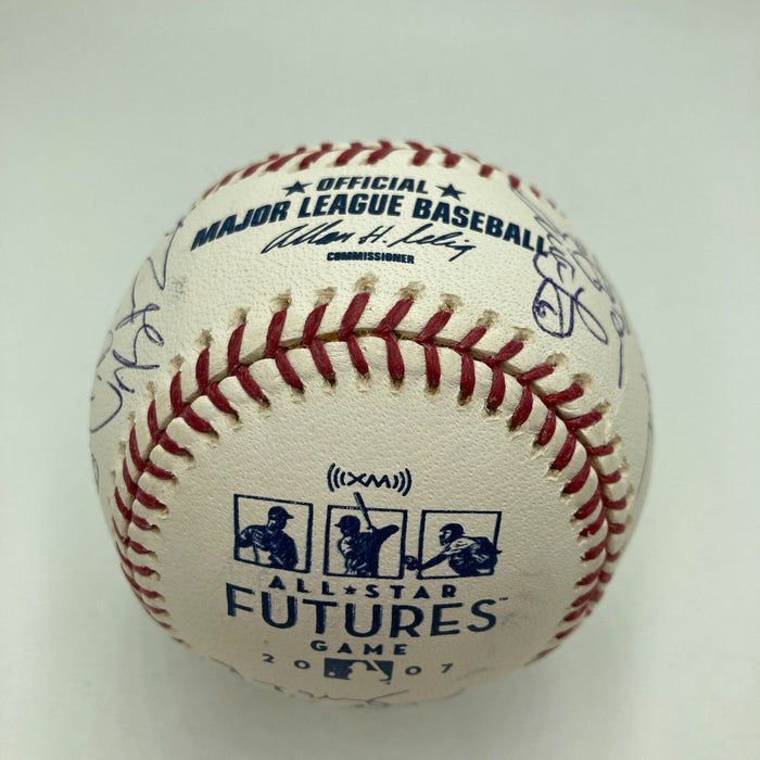 Clayton Kershaw Rookie 2007 All Star Game Team Signed Baseball MLB Authentic