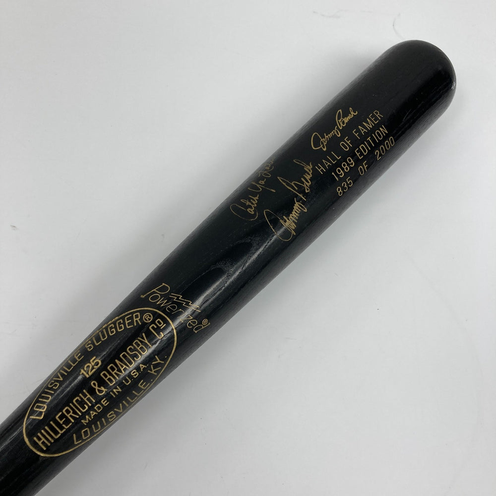 Johnny Bench "Catch Ya Later" Signed 1989 Hall Of Fame Baseball Bat PSA DNA