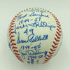 Yogi Berra & Whitey Ford 1950's Yankees Greats Signed Baseball 18 Sigs PSA DNA