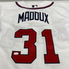 Greg Maddux Signed Authentic Atlanta Braves Russell Game Model Jersey JSA COA