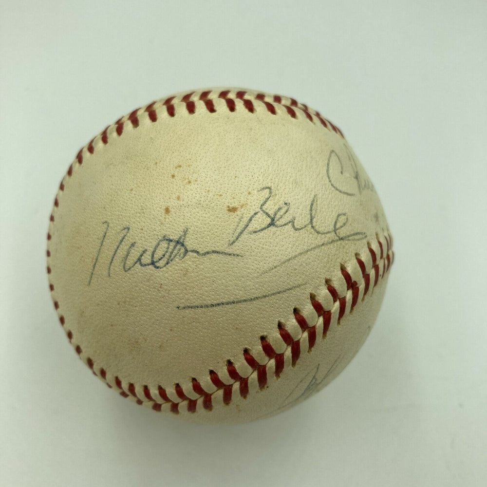 Milton Berle Dean Martin 1950's Hollywood Movie Stars Signed Baseball Beckett