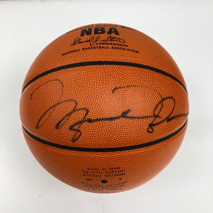 Michael Jordan Signed Spalding Official NBA Game Basketball UDA & PSA DNA COA