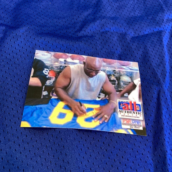 Eric Dickerson HOF 1999 Signed Authentic St. Louis Rams Jersey PSA DNA COA