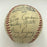 Nice 1946 New York Giants Team Signed Baseball Ernie Lombardi 24 Sigs JSA COA