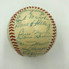 Beautiful 1949 Cleveland Indians Team Signed American League Baseball