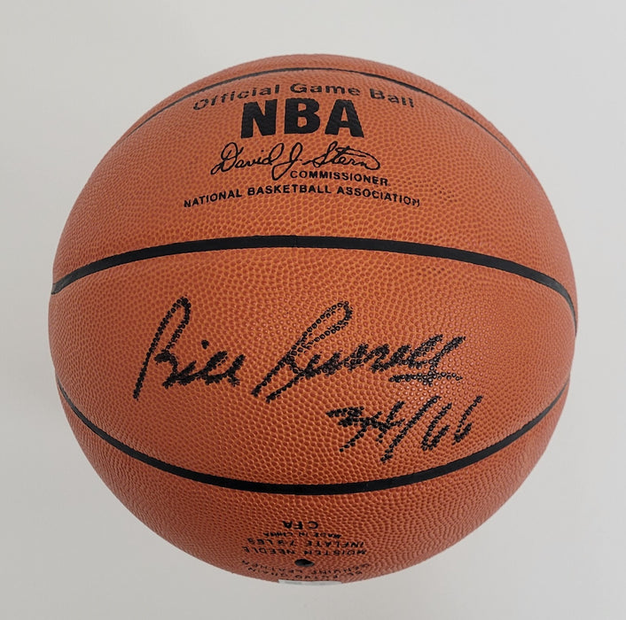 Bill Russell Larry Bird Boston Celtics Legends Signed Game Basketball Beckett