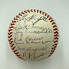 Joe Cronin Joe Medwick Earl Averill Max Carey HOF Multi Signed Baseball PSA JSA