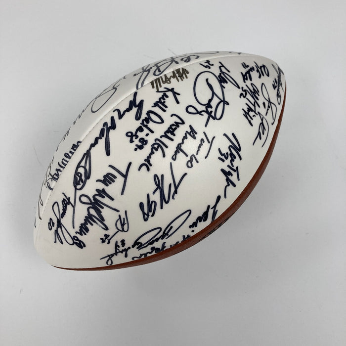 1985 Super Bowl Champs Chicago Bears Team Signed Football Walter Payton Beckett