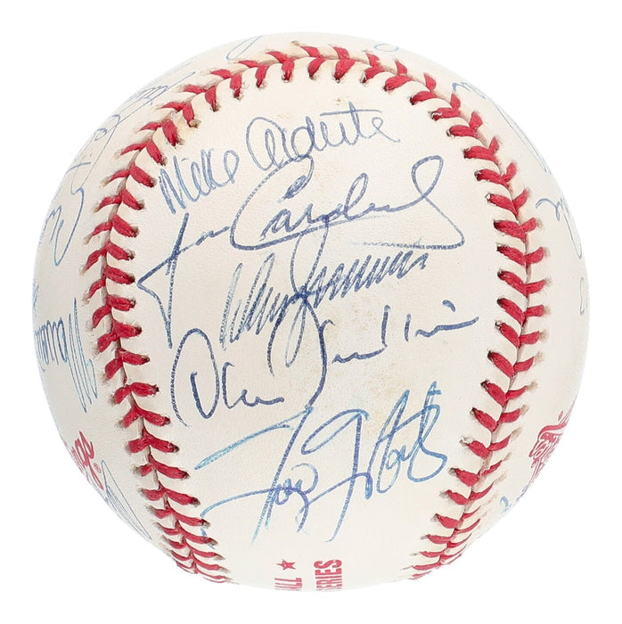1996 New York Yankees WS Champs Team Signed Baseball Collection 54 Balls JSA COA