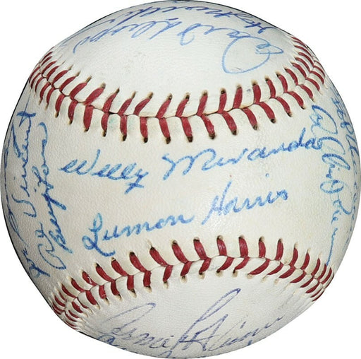 Beautiful 1959 Baltimore Orioles Team Signed American League Baseball PSA DNA