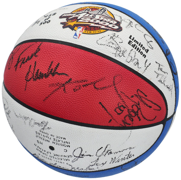 Kobe Bryant 2000 NBA All Star Team Signed Basketball 36 Sigs Beckett COA