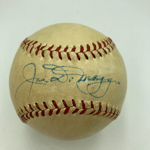 Beautiful 1940's Joe Dimaggio Playing Days Single Signed Baseball JSA COA