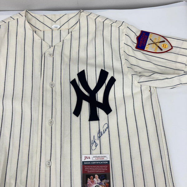 Yogi Berra Signed New York Yankees Mitchell & Ness Jersey JSA COA