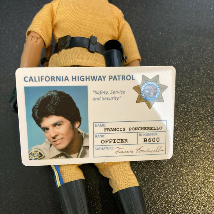 Erik Estrada Signed Vintage 1970's Chip's Ponch Action Figure JSA COA
