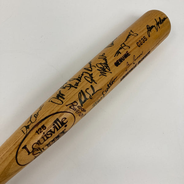 Mike Schmidt 1985 Philadelphia Phillies Team Signed Baseball Bat JSA COA