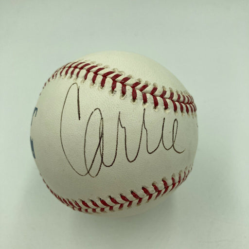 Carrie Fisher Single Signed Autographed Major League Baseball Star Wars JSA COA
