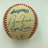 1950's New York Yankees Legends Signed Baseball Whitey Ford Don Larsen JSA COA