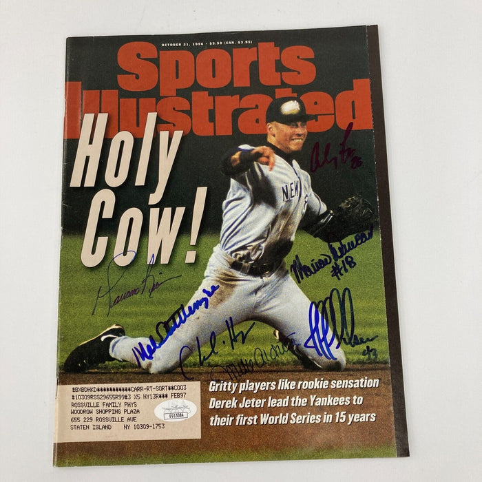 Mariano Rivera New York Yankees Signed 1996 Sports Illustrated Magazine JSA COA