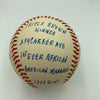 Frank Robinson Signed Heavily Inscribed Career STAT Baseball Reggie Jackson COA