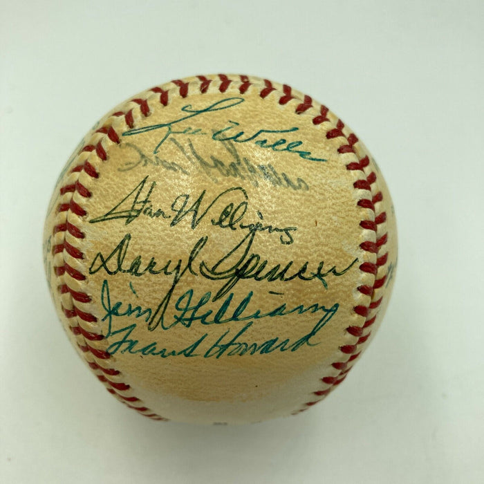 1963 Los Angeles Dodgers World Series Champs Team Signed Baseball JSA COA