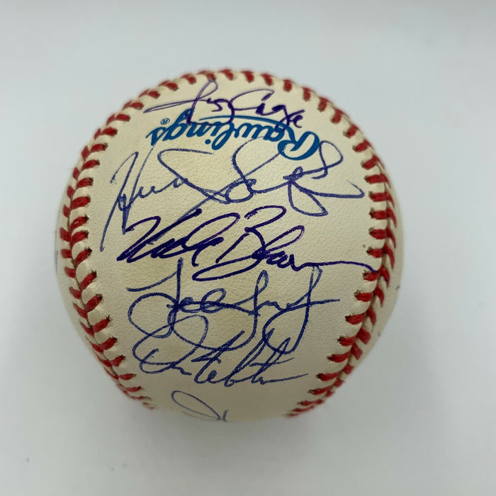 Ken Griffey Jr. & Alex Rodriguez 1998 Seattle Mariners Team Signed Baseball PSA