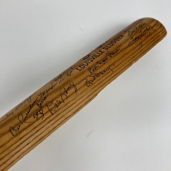 1962 New York Yankees W.S. Champs Team Signed Bat Mickey Mantle Beckett COA