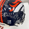 2015 Denver Broncos Super Bowl 50 Champs Team Signed Game Helmet JSA COA