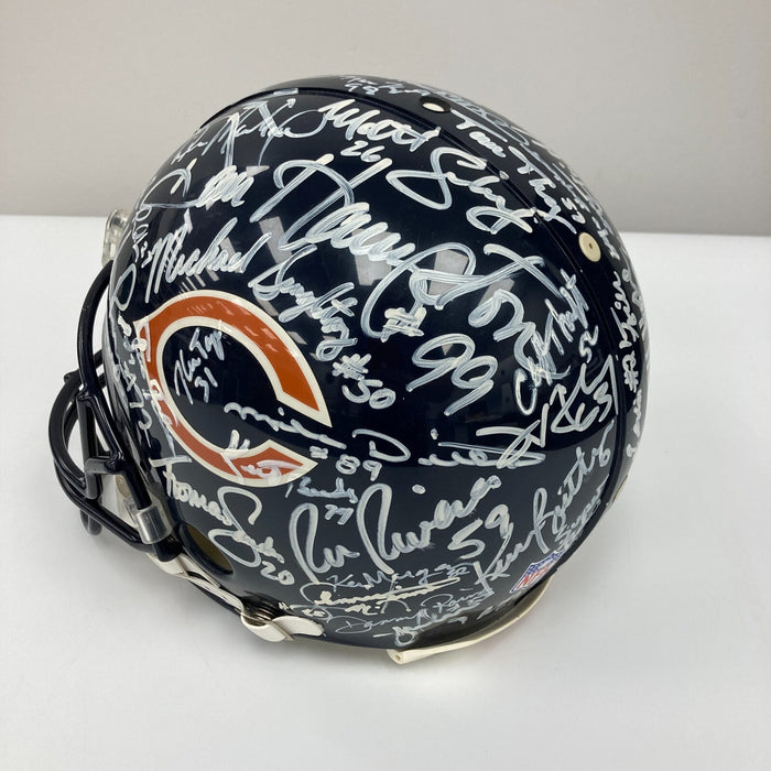 The Finest 1985 Chicago Bears Super Bowl Champs Team Signed Helmet PSA DNA COA