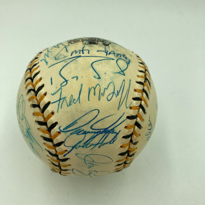 1994 All Star Game National League Team Signed Baseball Barry Bonds PSA DNA COA