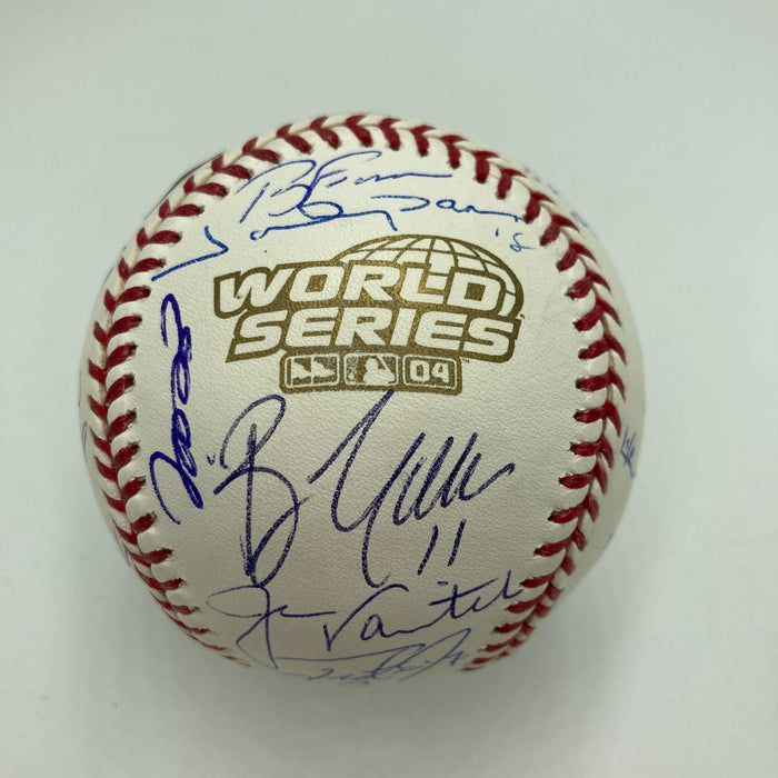 2004 Boston Red Sox World Series Champs Team Signed W.S. Baseball JSA COA