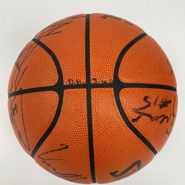 1994 Houston Rockets NBA Champs Team Signed Official Game Basketball JSA COA