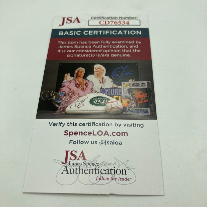 Shag Crawford Umpire Signed National League Baseball JSA COA