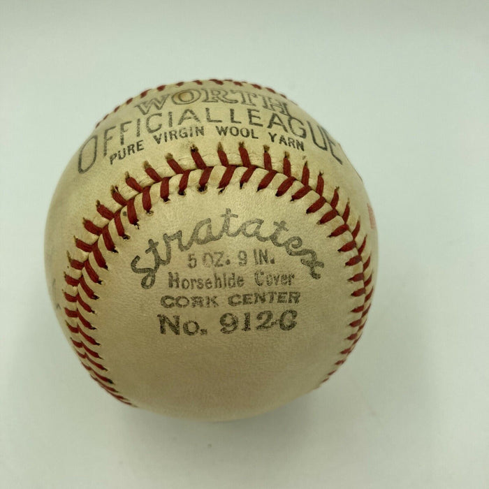 Rare Vic Sorrell Single Signed Minor League Baseball 1935 Detroit Tigers JSA COA