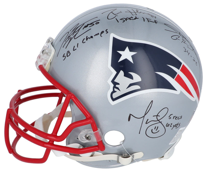 Tom Brady 2016 New England Patriots Super Bowl Champ Team Signed Helmet Fanatics