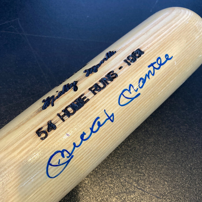 Stunning Mickey Mantle & Roger Maris Signed Game Model Baseball Bat PSA DNA MINT