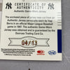 Yogi Berra 2003 Leaf Certified Materials Fabric of the Game Jersey #'d 4/13