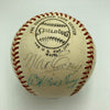 Harry Hooper Lefty Grove Max Carey Earle Combs Lloyd Waner Signed Baseball PSA