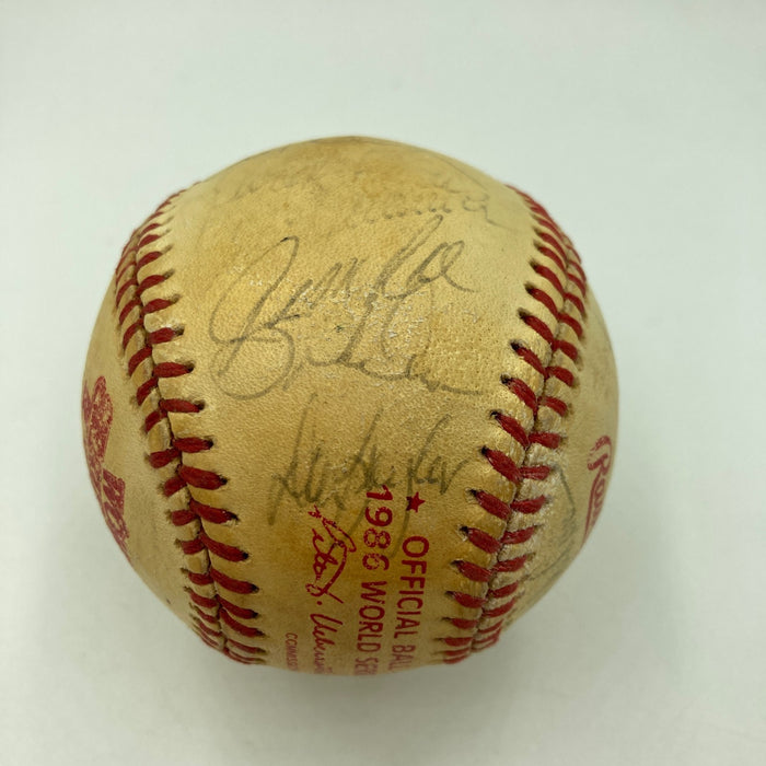 1986 Boston Red Sox AL Champs Team Signed 1986 World Series Game Baseball