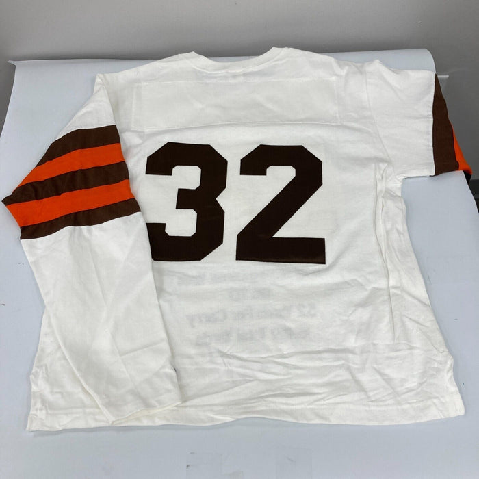 Jim Brown Signed 1964 Cleveland Browns Game Jersey Upper Deck UDA & JSA MINT 9