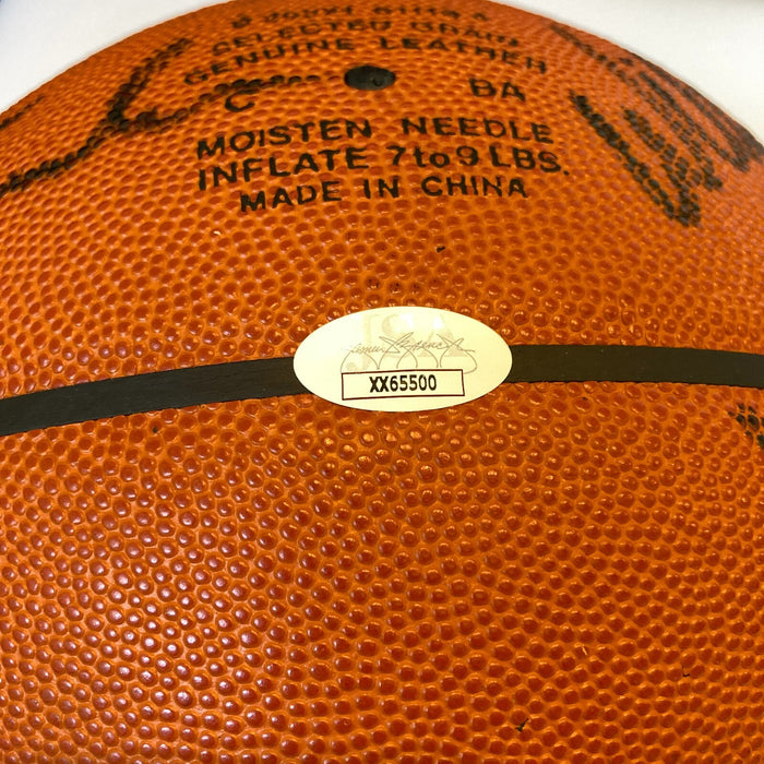 1972-73 New York Knicks NBA Champs Team Signed NBA Game Basketball JSA COA