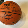 1970-71 Milwaukee Bucks NBA Champs Team Signed Official Game Basketball JSA COA